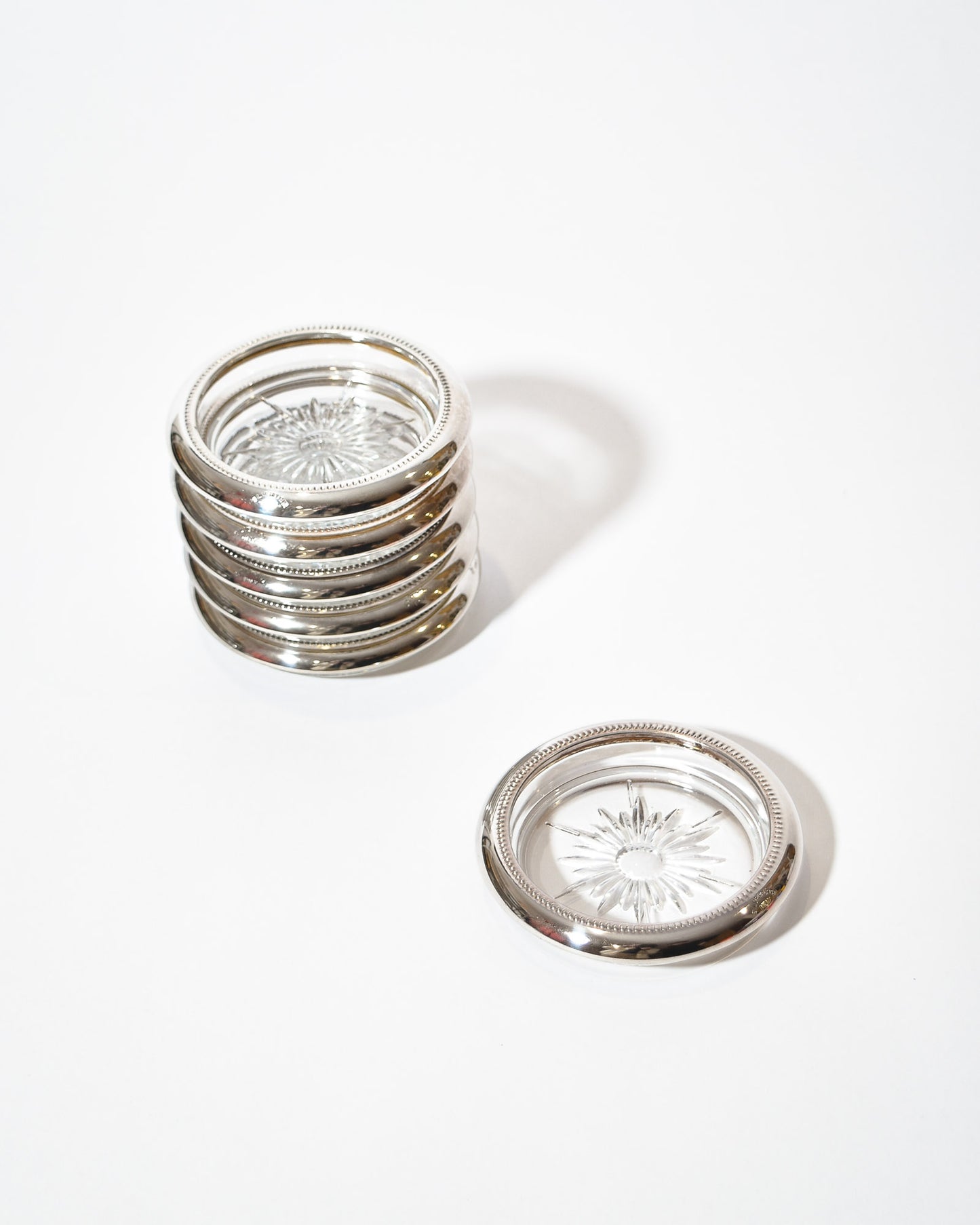 Vintage Italian Sunburst Coasters - Sets of 2