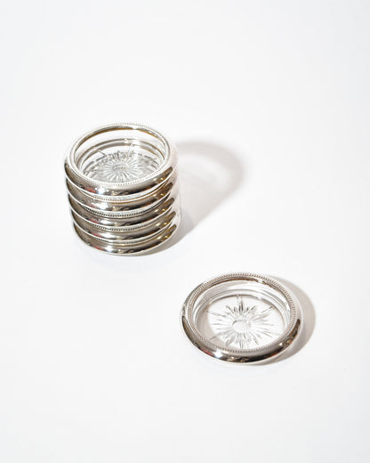 Vintage Italian Sunburst Coasters - Sets of 2